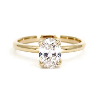 Oval Pırlanta Yüzük